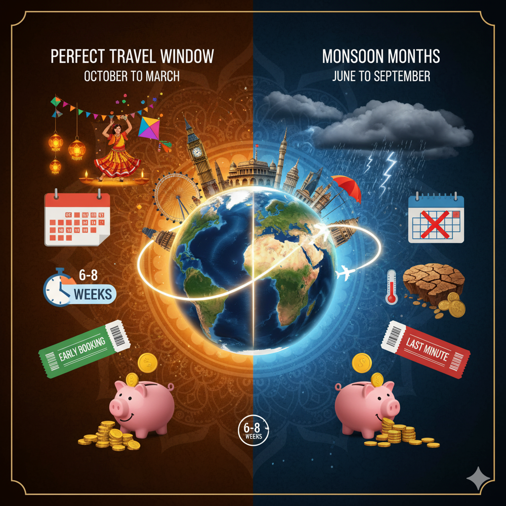 best time to book Cheap flights from London to Ahmedabad