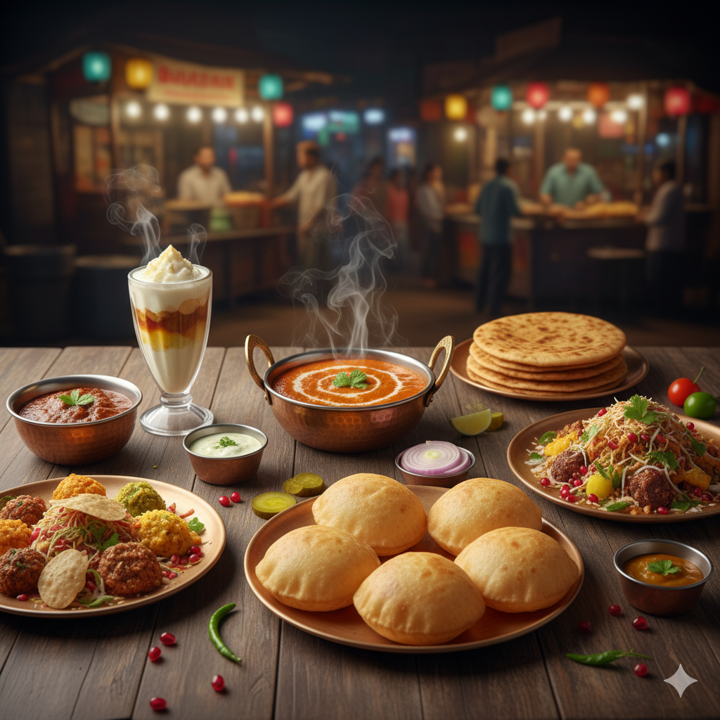 must try delhi foods and street eats