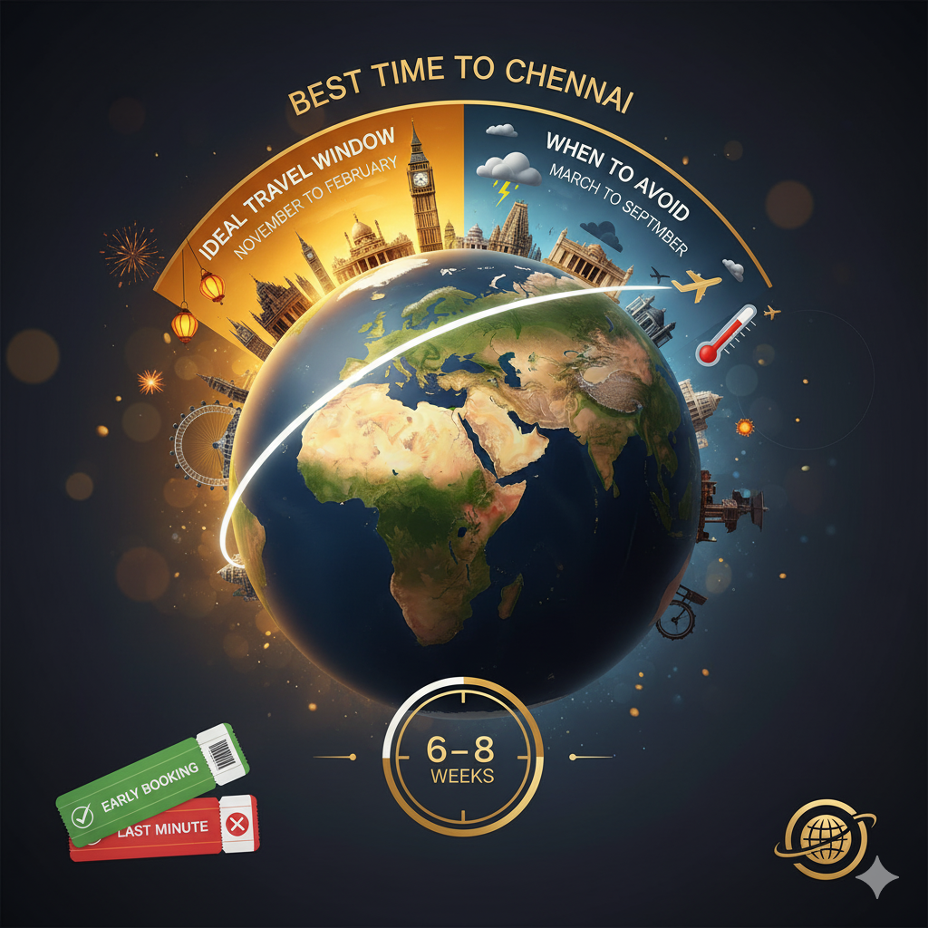 when to book your london to chennai flight for best value