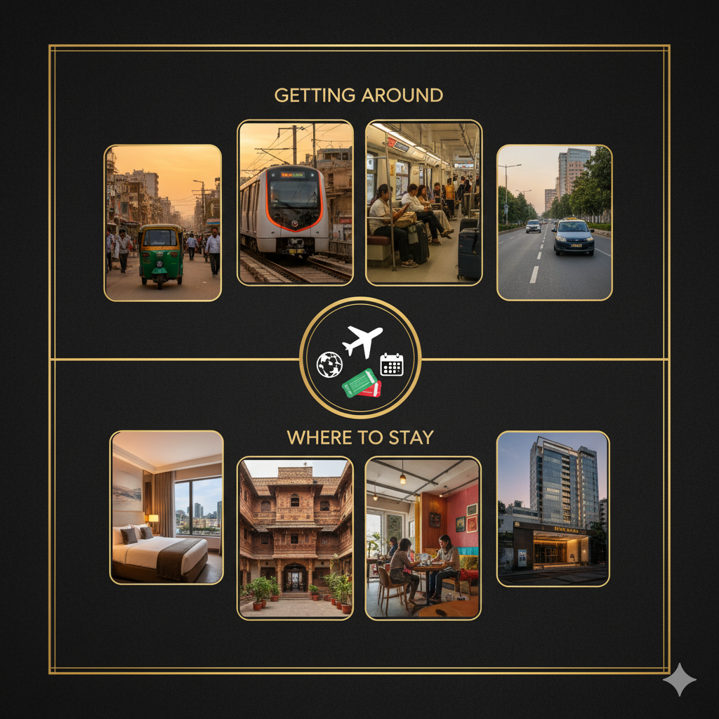 where to stay after landing ahmedabad