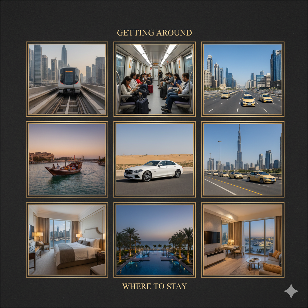 where to stay after landing in dubai