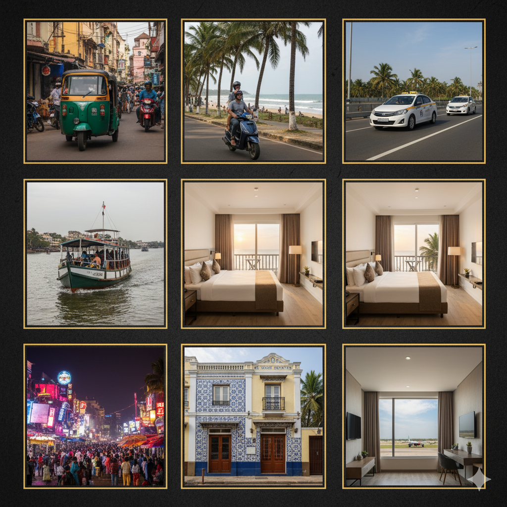 where to stay after landing in goa