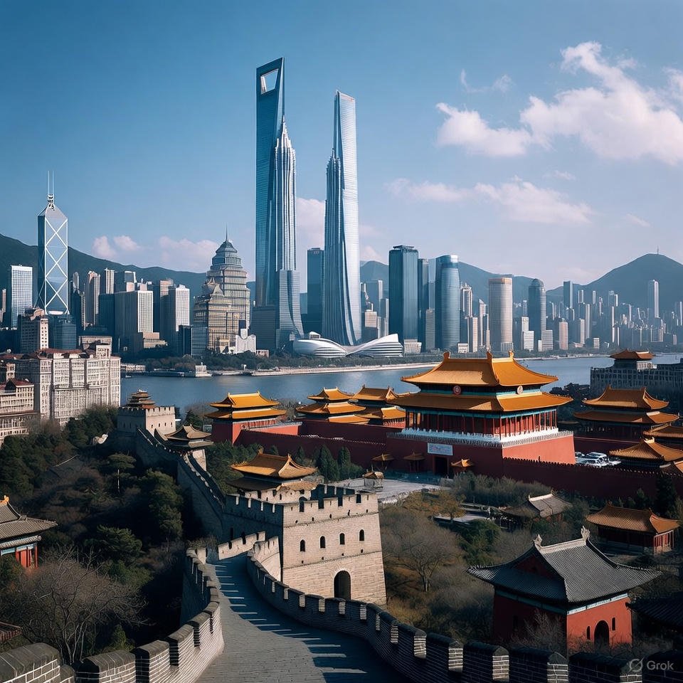 flights from London to China